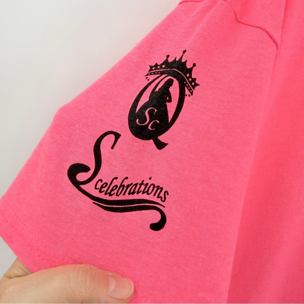 Scelebrations Yo Soy La Quinceañera Pink Graphic T-Shirt XL New - Picture 3 of 5